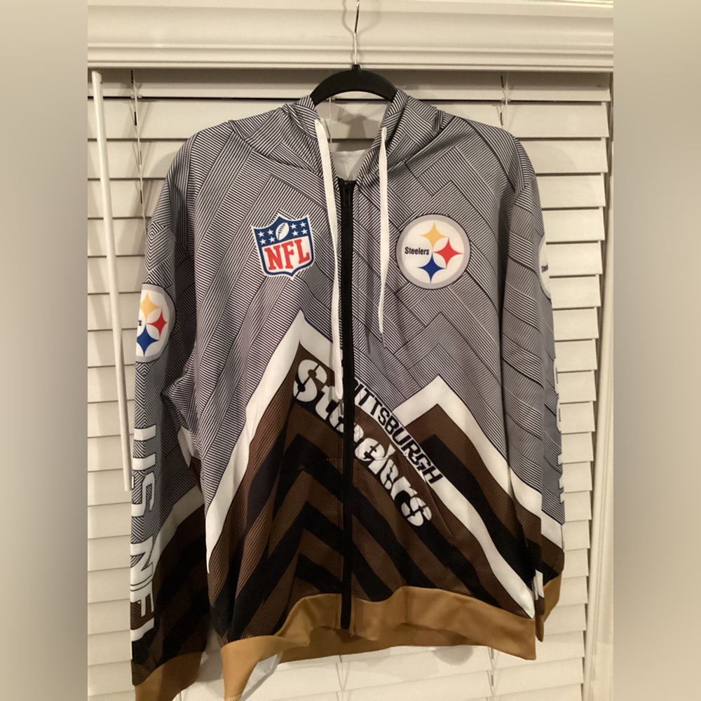 NFL STEELERS ZIP UP HOODIE 2022